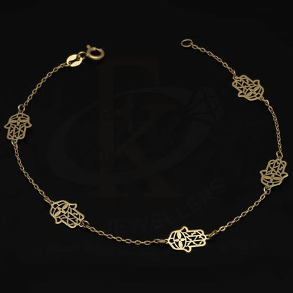 Gold Hamsa Hand Bracelet 18Kt - Fkjbrl18K2990 Bracelets