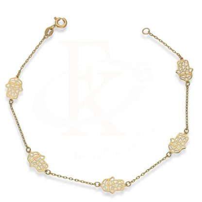 Gold Hamsa Hand Bracelet 18Kt - Fkjbrl18K2990 Bracelets