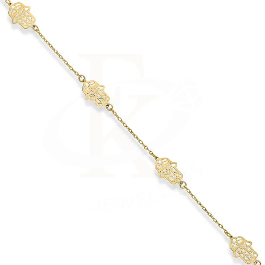 Gold Hamsa Hand Bracelet 18Kt - Fkjbrl18K2990 Bracelets