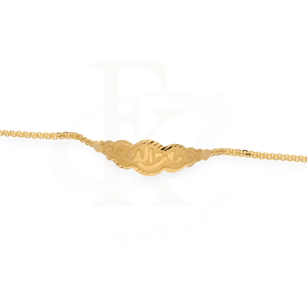 Gold Hand Archives Bracelet 21Kt - Fkjbrl21Km8164 Bracelets