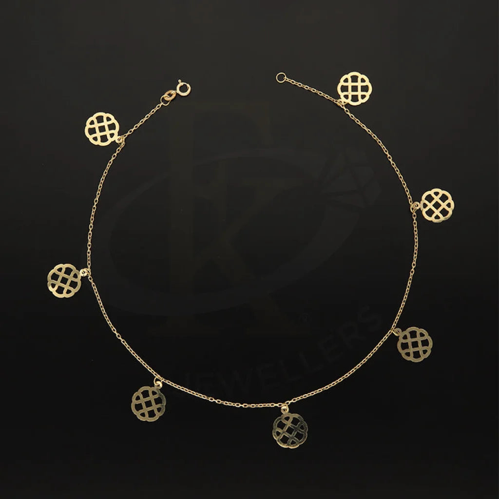 Gold Hanging Anklet 18Kt - Fkjankl18K5266 Anklets