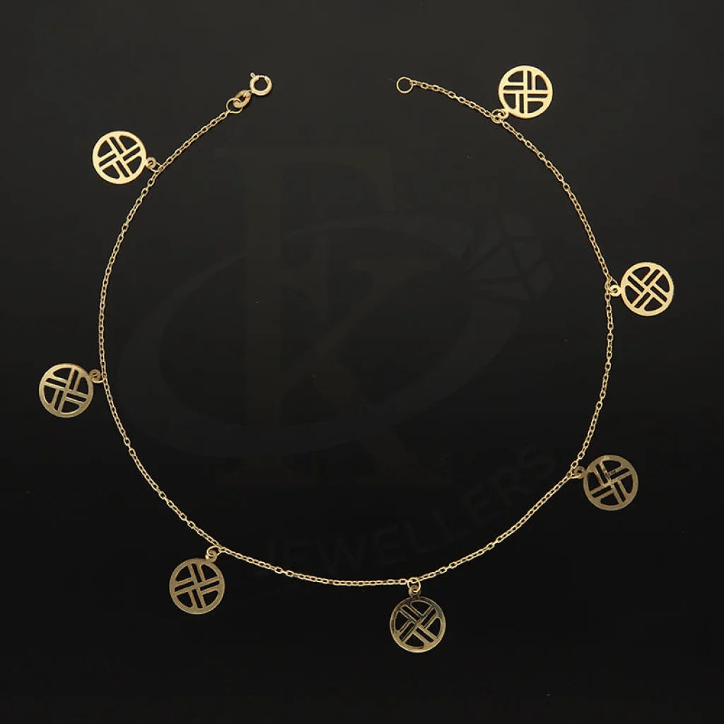 Gold Hanging Anklet 18Kt - Fkjankl18K5268 Anklets