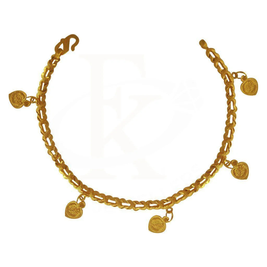 Gold Hanging Bracelet 22Kt - Fkjbrl2027 Bracelets