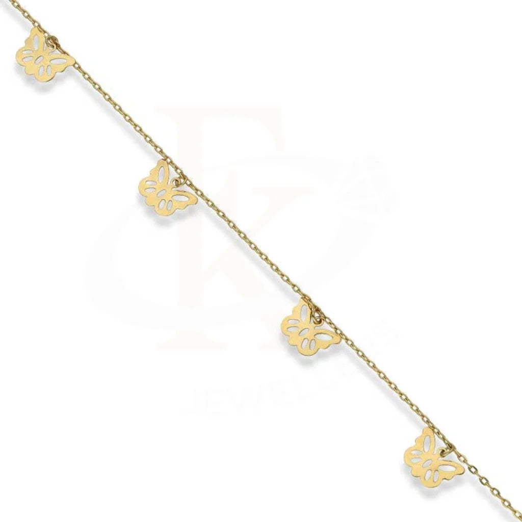 Gold Hanging Butterfly Bracelet 18Kt - Fkjbrl18K2991 Bracelets