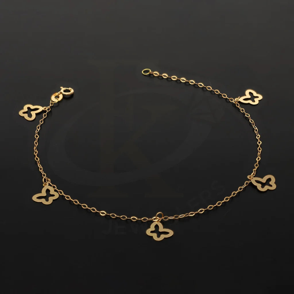 Gold Hanging Butterfly Bracelet 18Kt - Fkjbrl18K5374 Bracelets