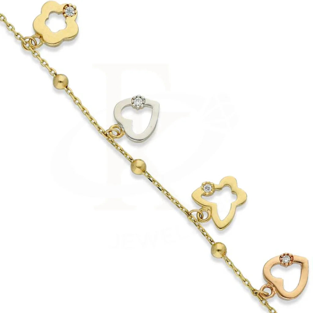 Gold Hanging Charms Bracelet 18Kt - Fkjbrl18K2679 Bracelets