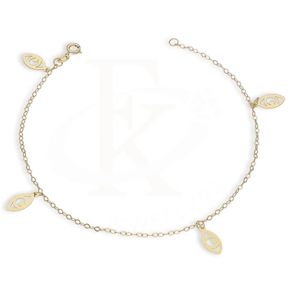 Gold Hanging Evil Eye Bracelet 18Kt - Fkjbrl18Km5444 Bracelets