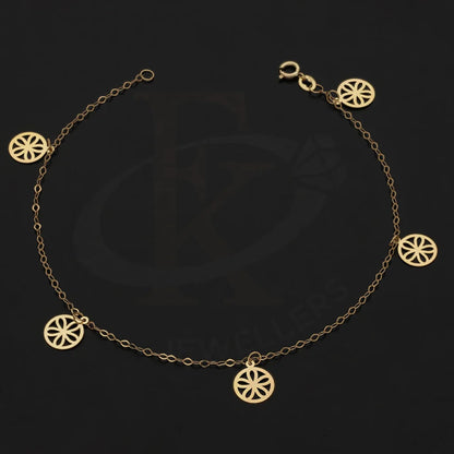 Gold Hanging Flowers Bracelet 18Kt - Fkjbrl18Km5441 Bracelets