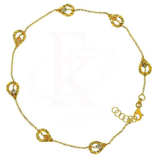 Gold Hanging Teardrops Anklet 18Kt - Fkjankl1971 Bracelets