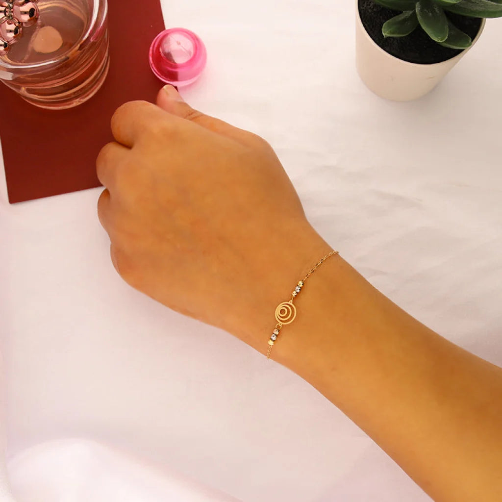 Gold Happy Spirit Bracelet 18Kt - Fkjbrl18Km5434 Bracelets