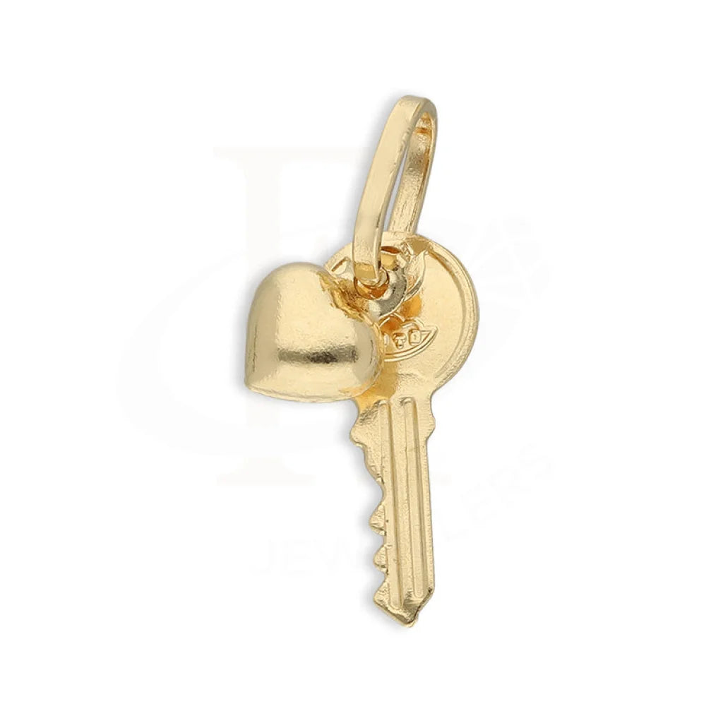 Gold Heart And Key Pendant 18Kt - Fkjpnd18K5231 Pendants