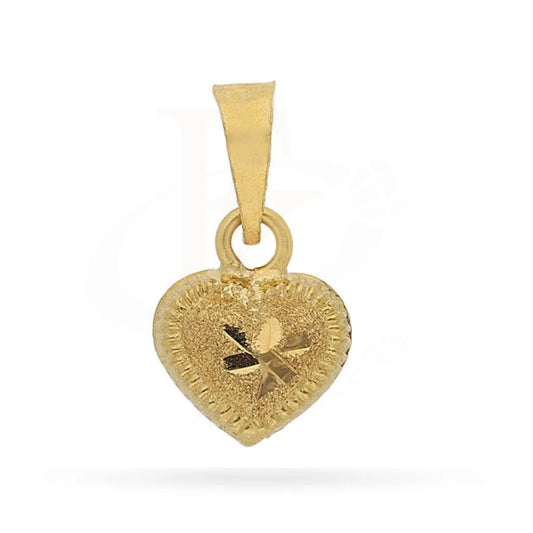 Gold Heart Pendant 18Kt - Fkjpnd1215 Pendants