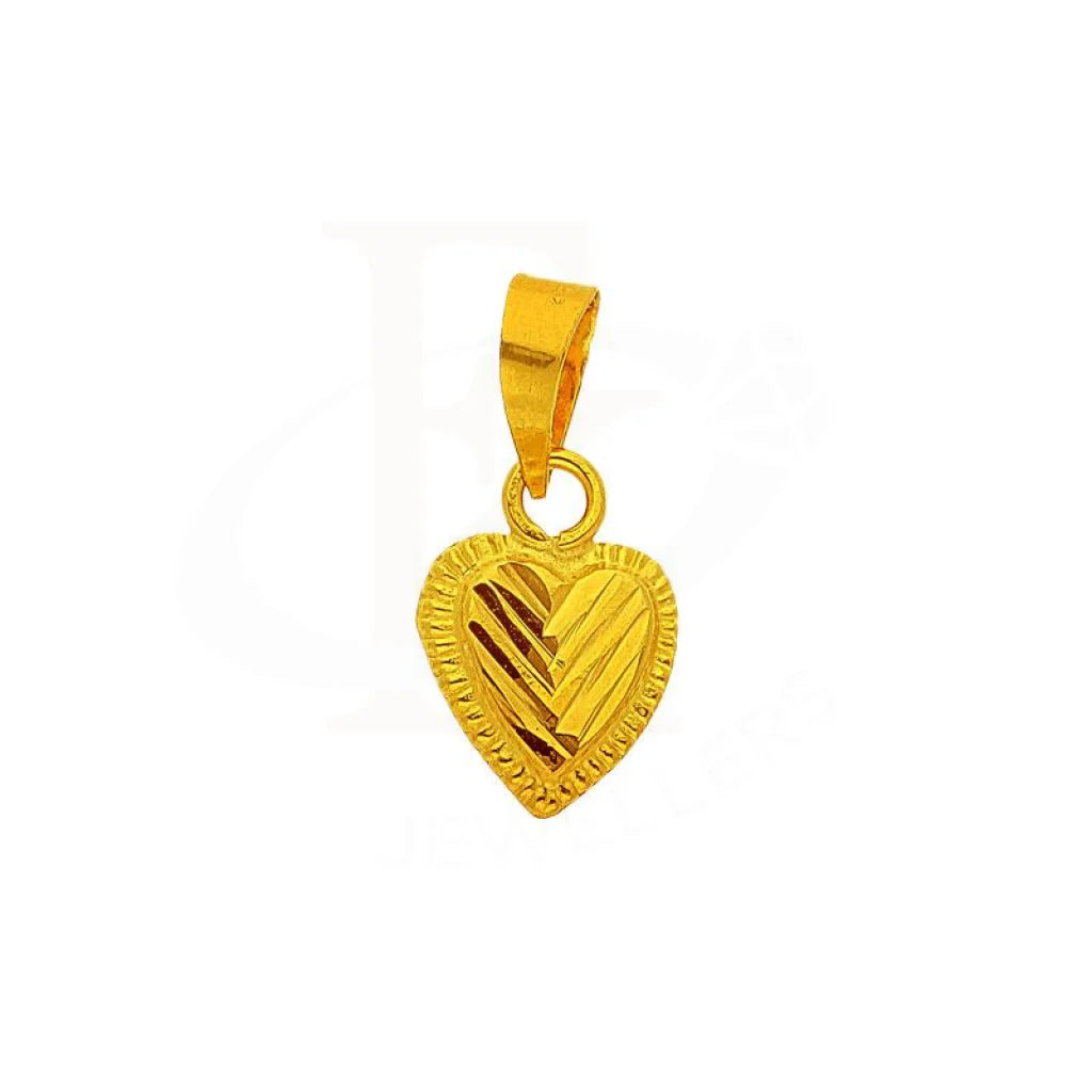 Gold Heart Pendant 18Kt - Fkjpnd1218 Pendants