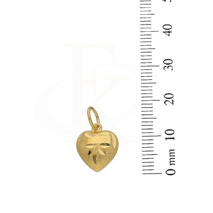 Gold Heart Pendant 22Kt - Fkjpnd22K2688 Pendants