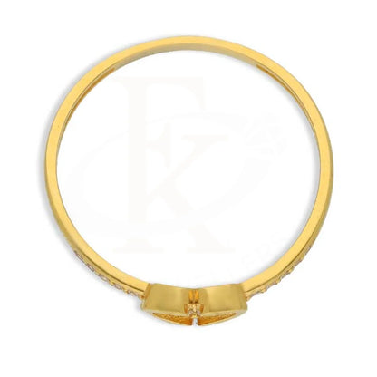 Gold Heart Pendant Set (Necklace Earrings And Ring) 18Kt - Fkjnklst18K2445 Sets
