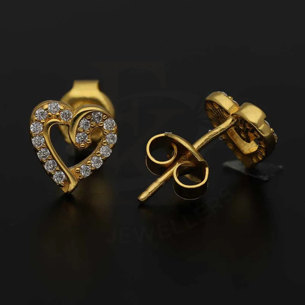 Gold Heart Pendant Set (Necklace Earrings And Ring) 18Kt - Fkjnklst18K2447 Sets