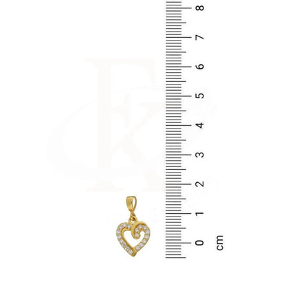 Gold Heart Pendant Set (Necklace Earrings And Ring) 18Kt - Fkjnklst18K2447 Sets