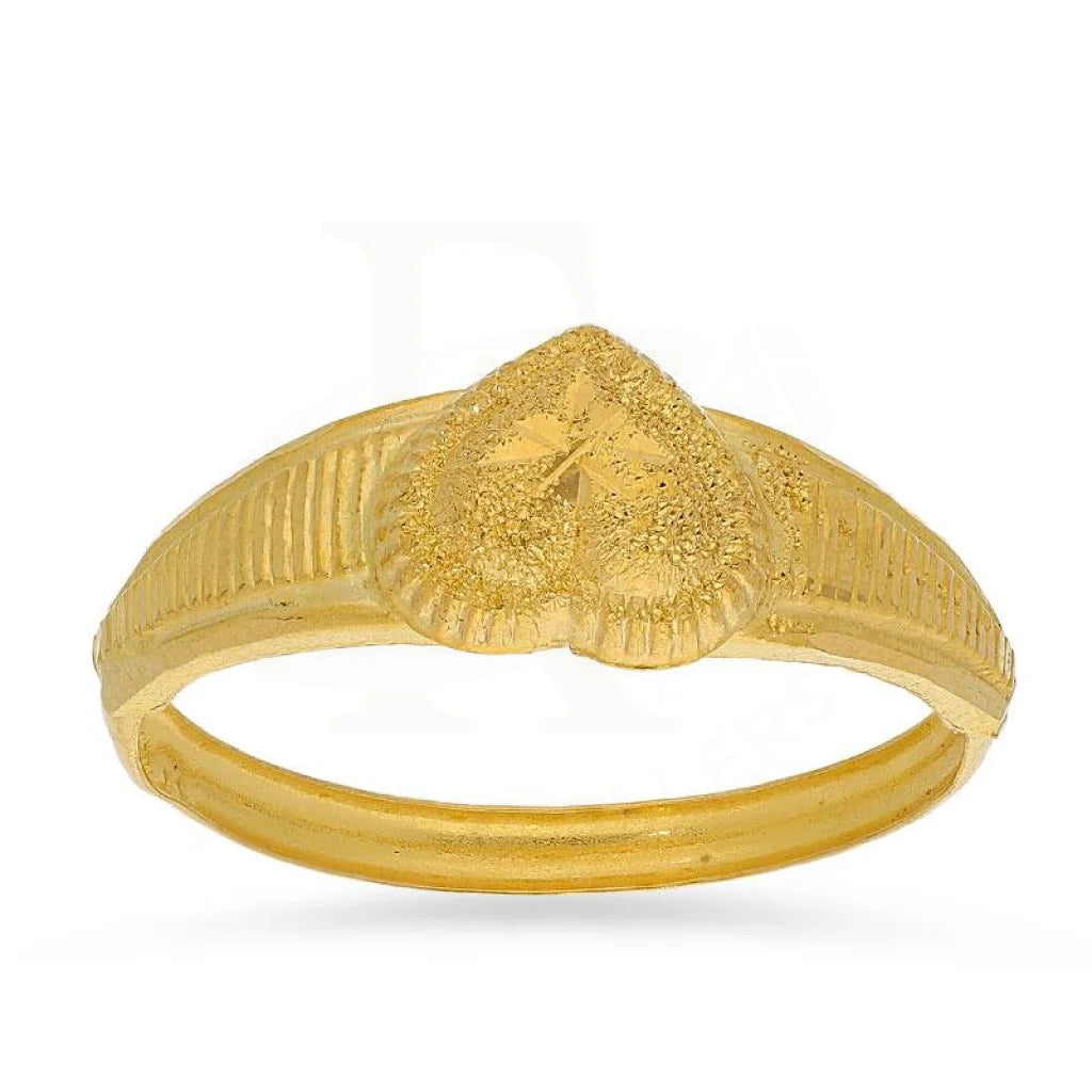 Gold Heart Ring 18Kt - Fkjrn1273 Rings