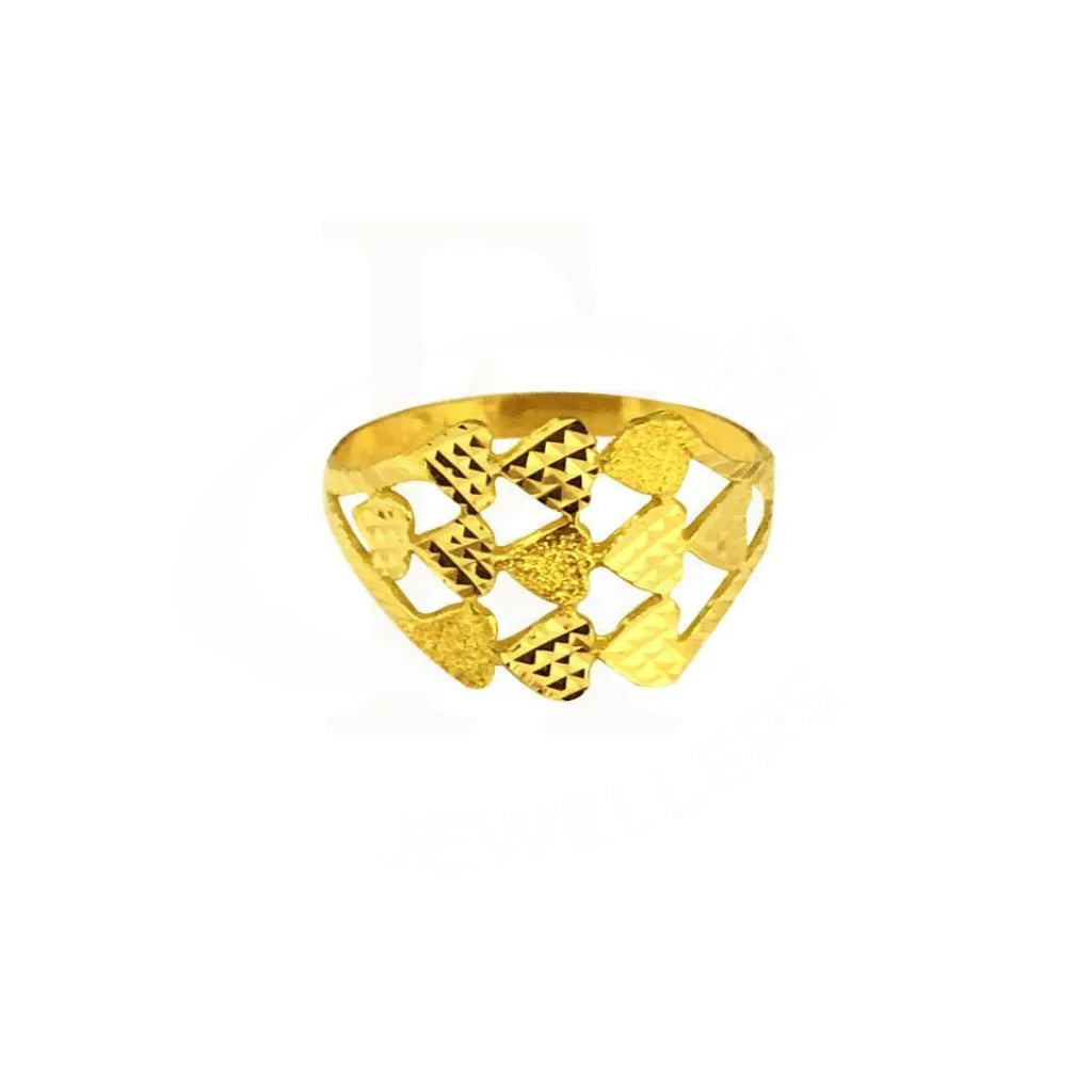 Gold Heart Ring 18Kt - Fkjrn1497 Rings