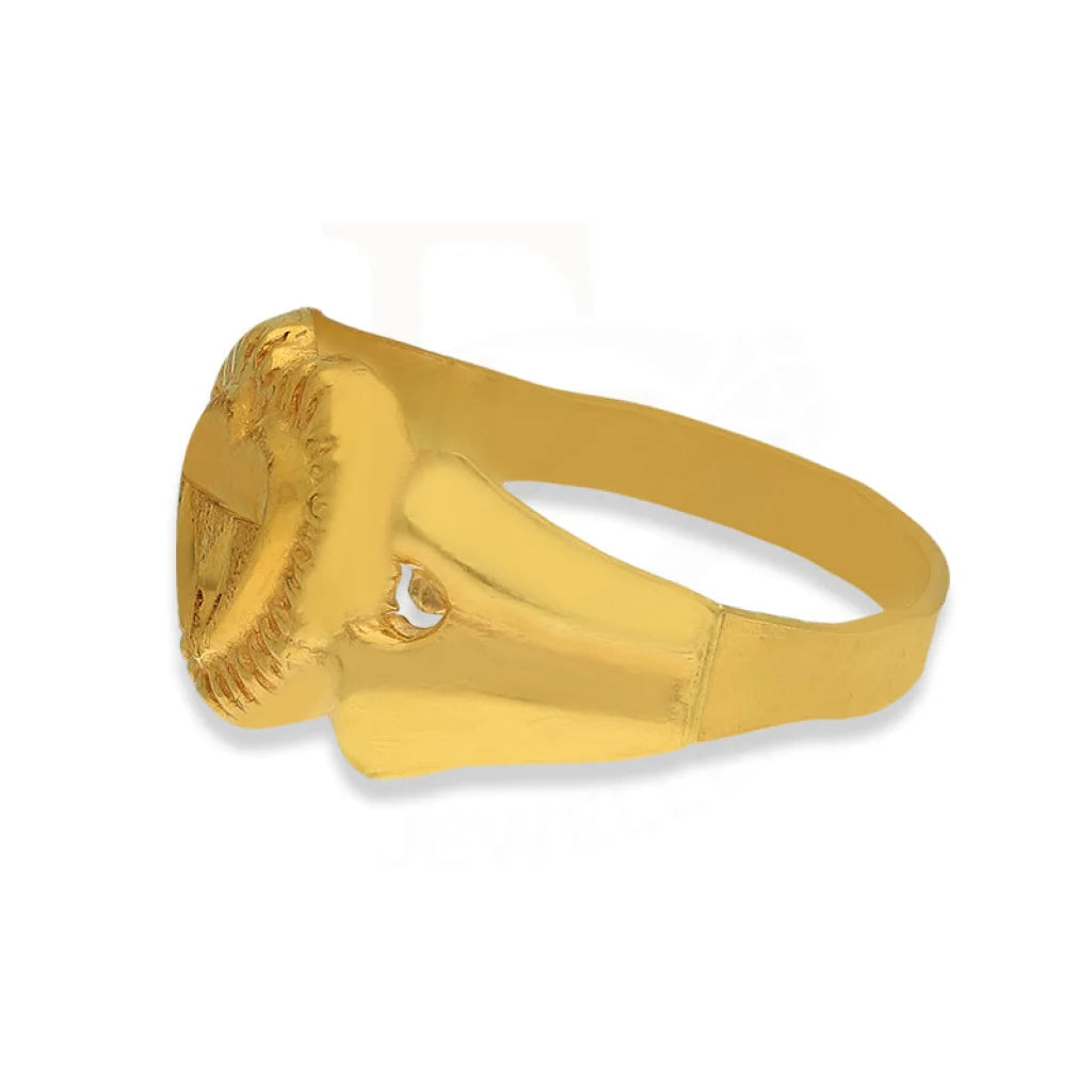 Gold Heart Shaped Baby Ring 22Kt - Fkjrn22K3820 Rings