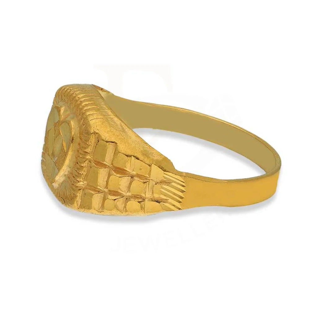 Gold Heart Shaped Baby Ring 22Kt - Fkjrn22K3825 Rings