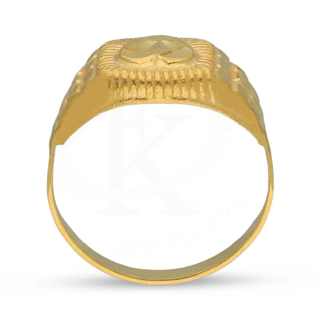 Gold Heart Shaped Baby Ring 22Kt - Fkjrn22K3825 Rings