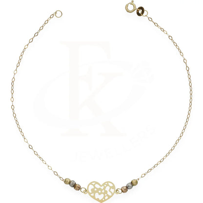 Gold Heart Shaped Bracelet 18Kt - Fkjbrl18K7472 Bracelets