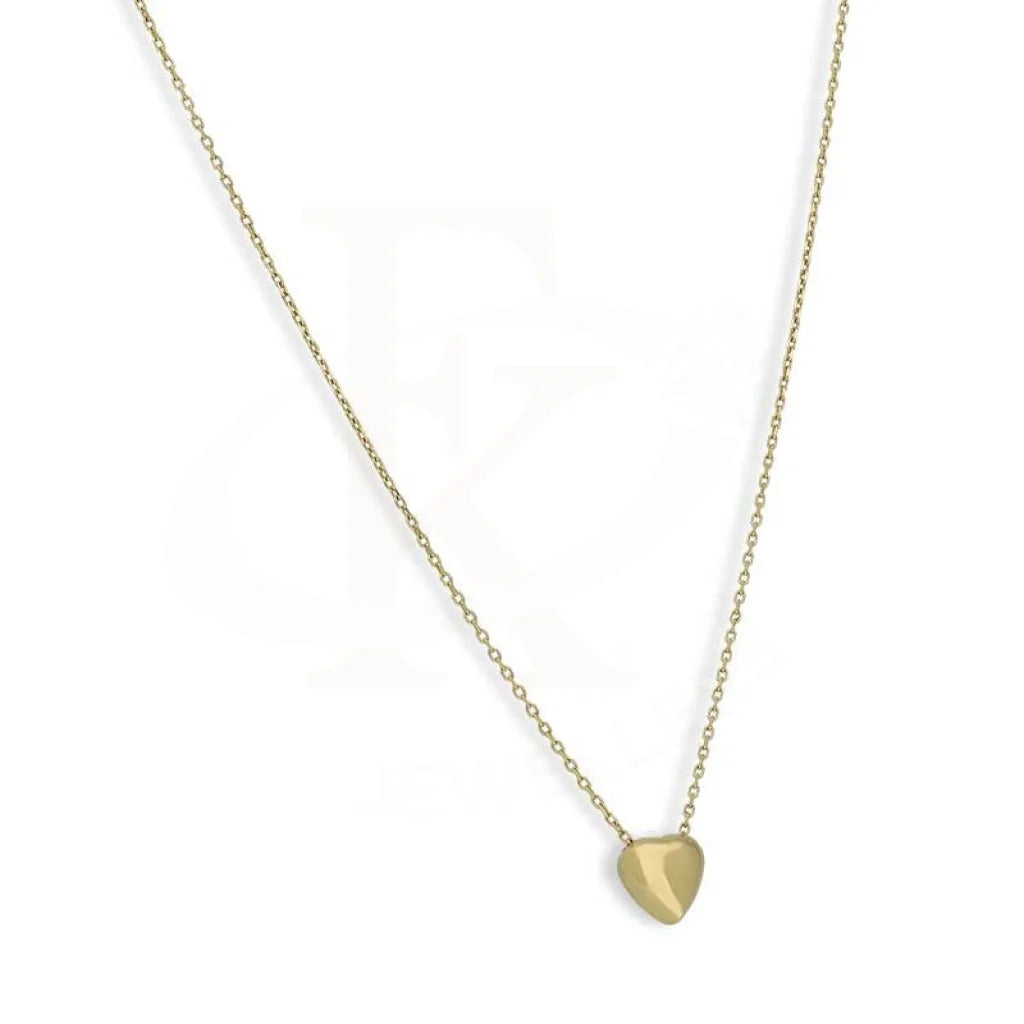 Gold Heart Shaped Necklace 18Kt - Fkjnkl18K3151 Necklaces