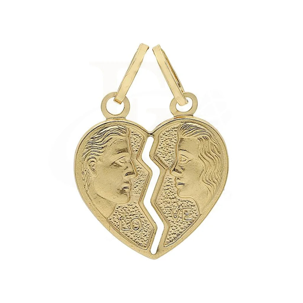 Gold Heart Shaped Pendant 18Kt - Fkjpnd18K2412 Pendants