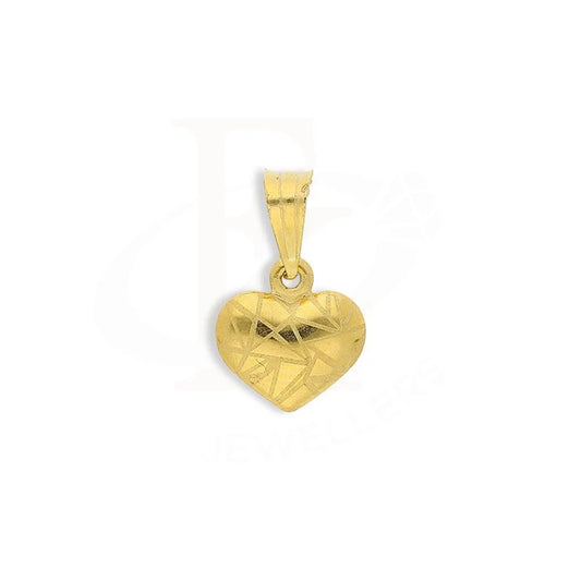 Gold Heart Shaped Pendant 18Kt - Fkjpnd18K2652 Pendants