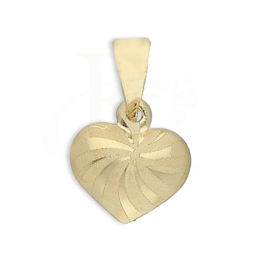 Gold Heart Shaped Pendant 18Kt - Fkjpnd18K5245 Pendants