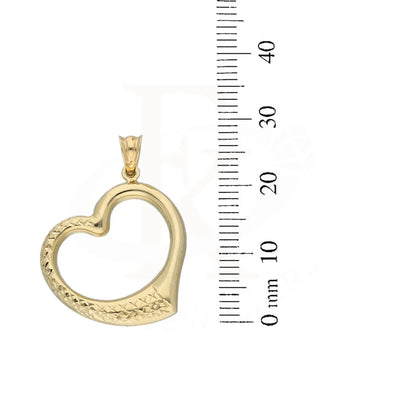 Gold Heart Shaped Pendant 18Kt - Fkjpnd18K5466 Pendants