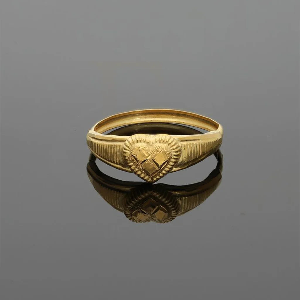 Gold Heart Shaped Ring 18Kt - Fkjrn18K2780 Rings