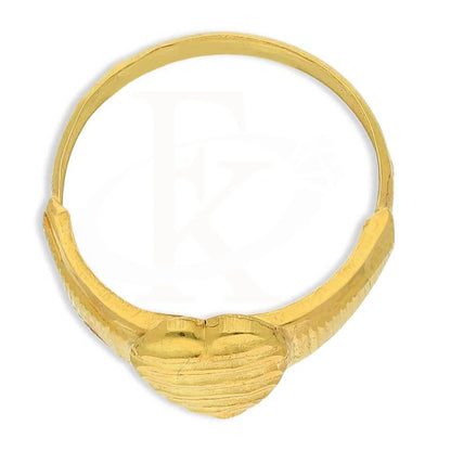 Gold Heart Shaped Ring 18Kt - Fkjrn18K3768 Rings