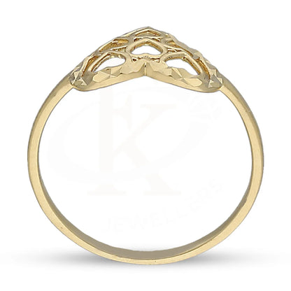 Gold Heart Shaped Ring 18Kt - Fkjrn18K5498 Rings