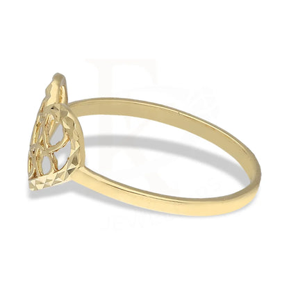 Gold Heart Shaped Ring 18Kt - Fkjrn18K5498 Rings