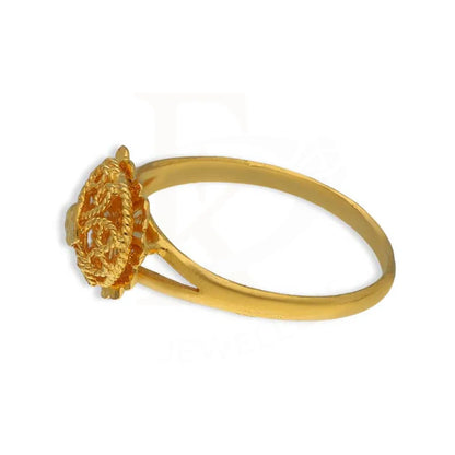 Gold Heart Shaped Ring 22Kt - Fkjrn22K3729 Rings