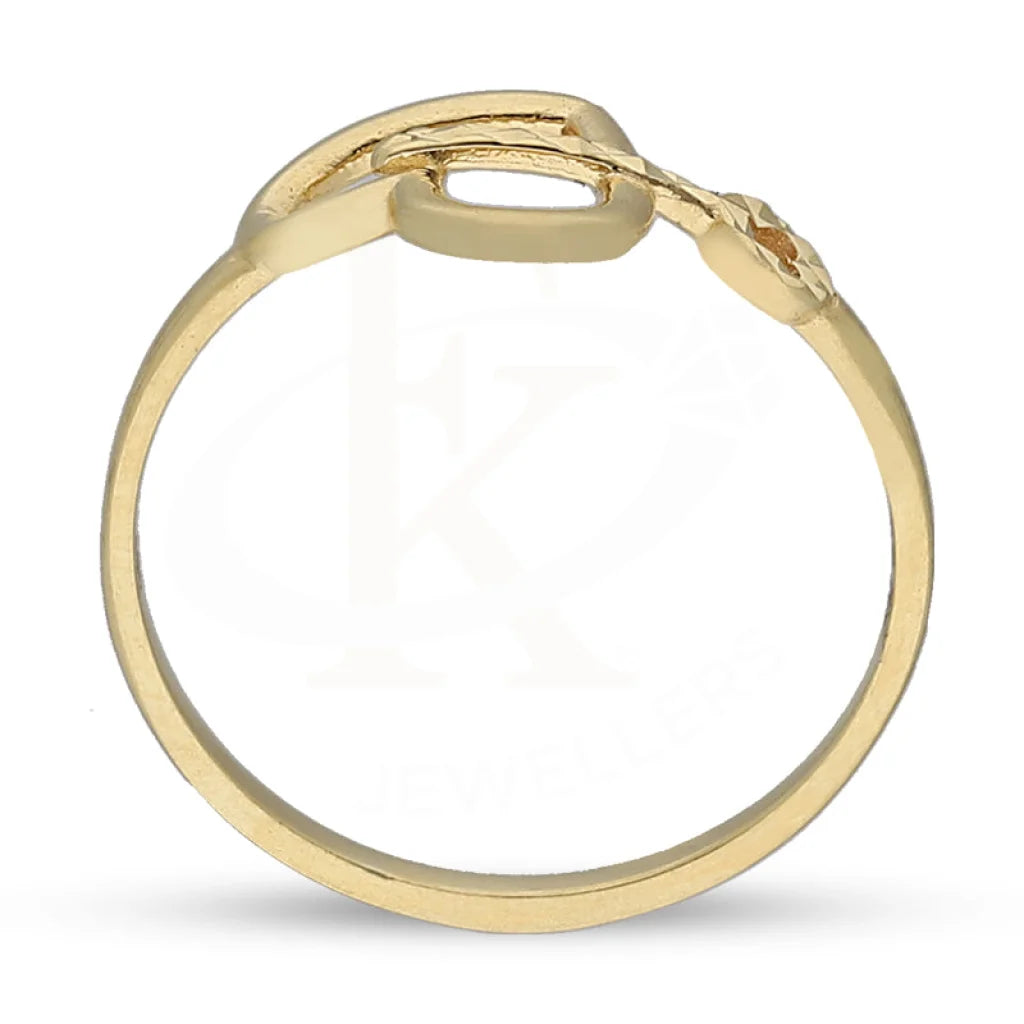 Gold Heart Shaped With Key Ring 18Kt - Fkjrn18K5493 Rings