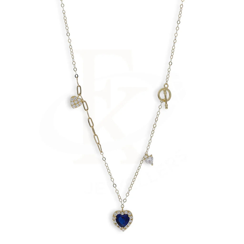 Gold Heart Solitaire Necklace 18Kt - Fkjnkl18Km5351 Necklaces