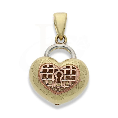 Gold Heart With Key Pendant 18Kt - Fkjpnd18K2400 Pendants