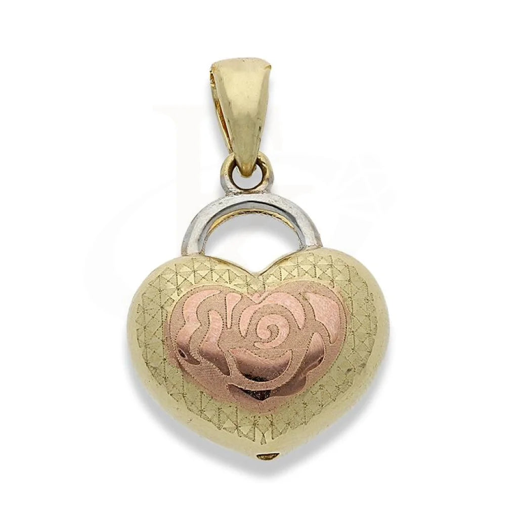 Gold Heart With Key Pendant 18Kt - Fkjpnd18K2400 Pendants