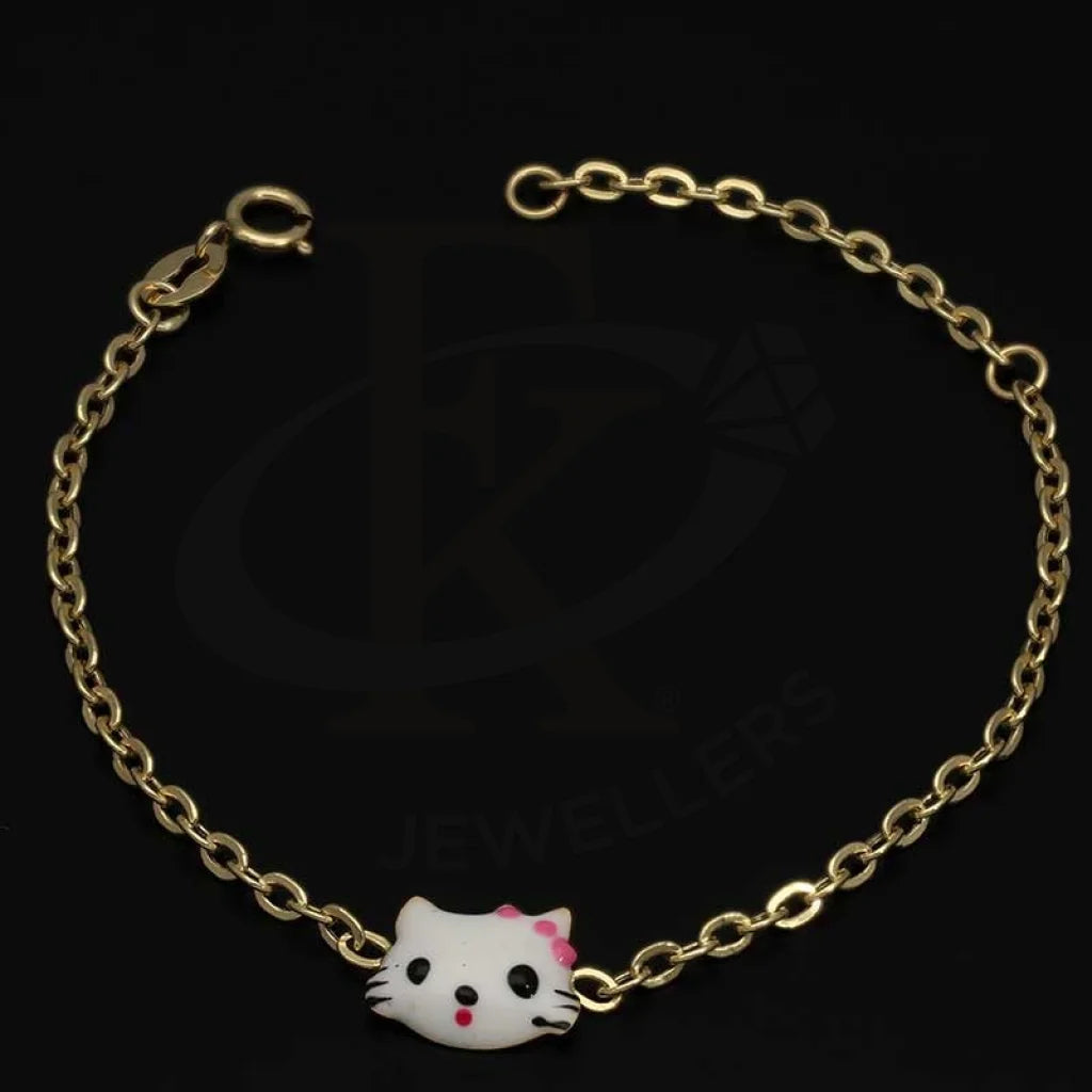 Gold Hello Kitty Baby Bracelet 18Kt - Fkjbrl18K2987 Bracelets