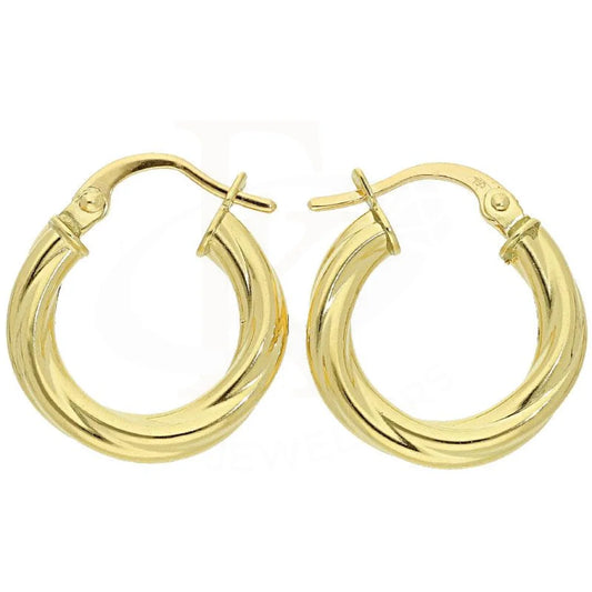 Gold Hoop Earrings 18Kt - Fkjern1392