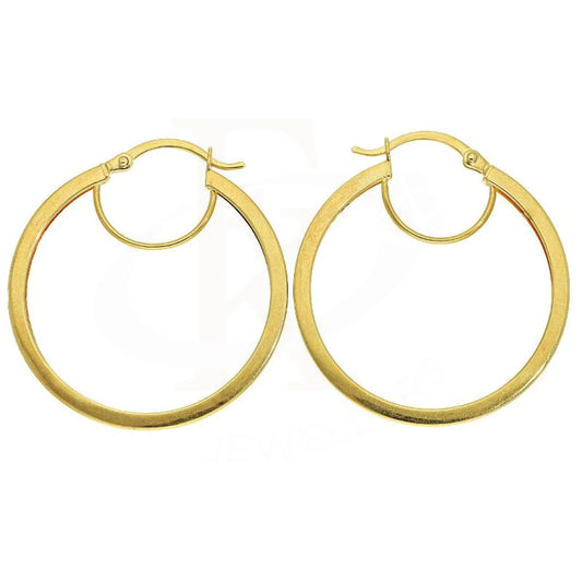 Gold Hoop Earrings 18Kt - Fkjern18K1788