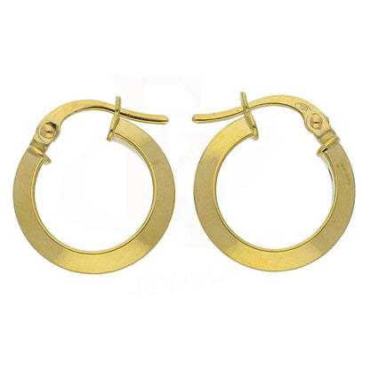 Gold Hoop Shaped Pendant Set (Necklace And Earrings) 18Kt - Fkjnklst18K2091 Sets