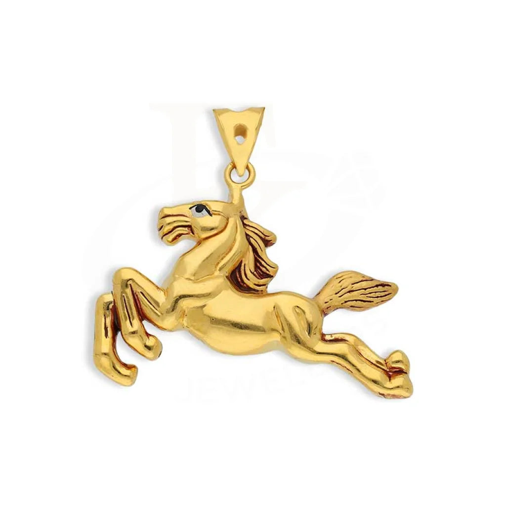 Gold Horse Pendant 22Kt - Fkjpnd22K3065 Pendants