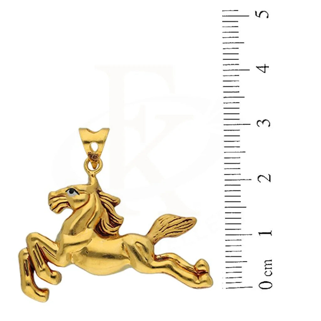 Gold Horse Pendant 22Kt - Fkjpnd22K3065 Pendants