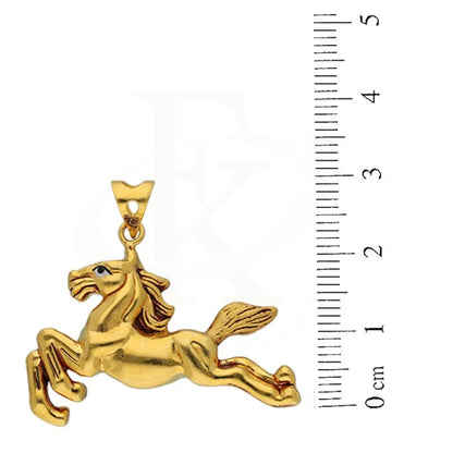 Gold Horse Pendant 22Kt - Fkjpnd22K3065 Pendants