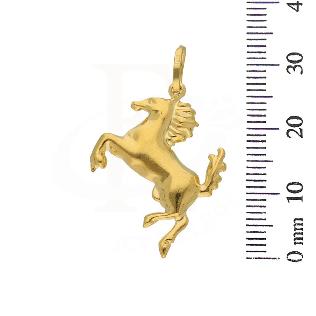 Gold Horse Pendant 22Kt - Fkjpnd22K3166 Pendants