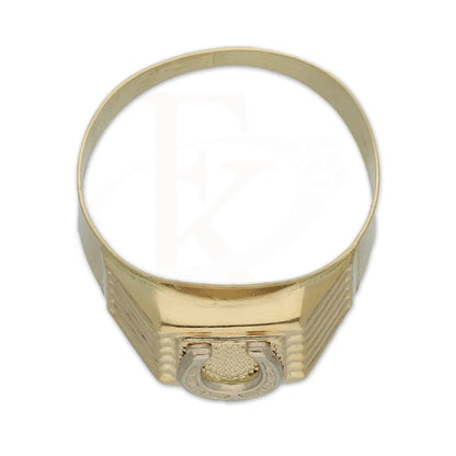 Gold Horse Shoe Mens Ring 18Kt - Fkjrn18K3803 Rings